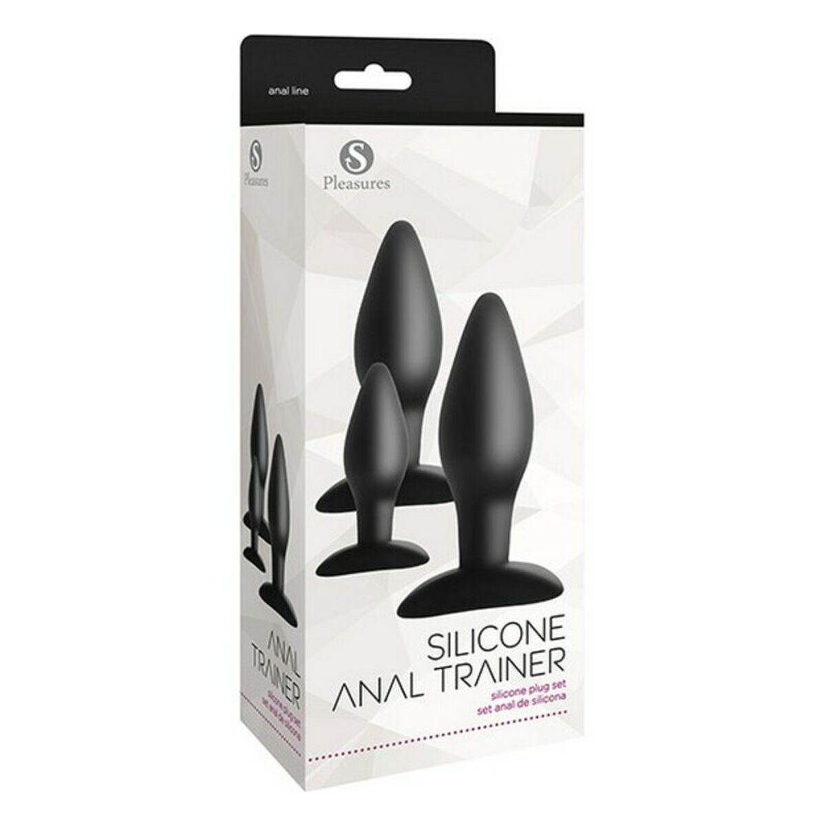 Anální kolík S Pleasures Trainer Černý